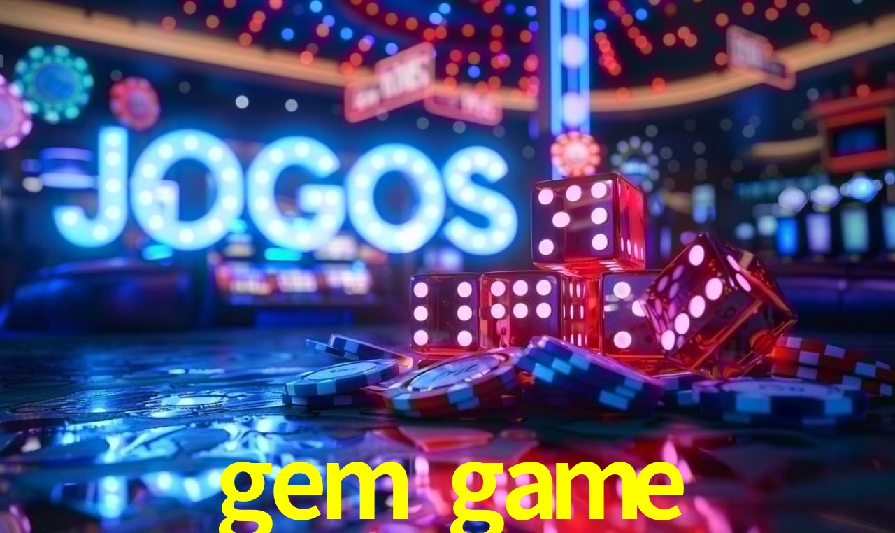 Interface do App gem game